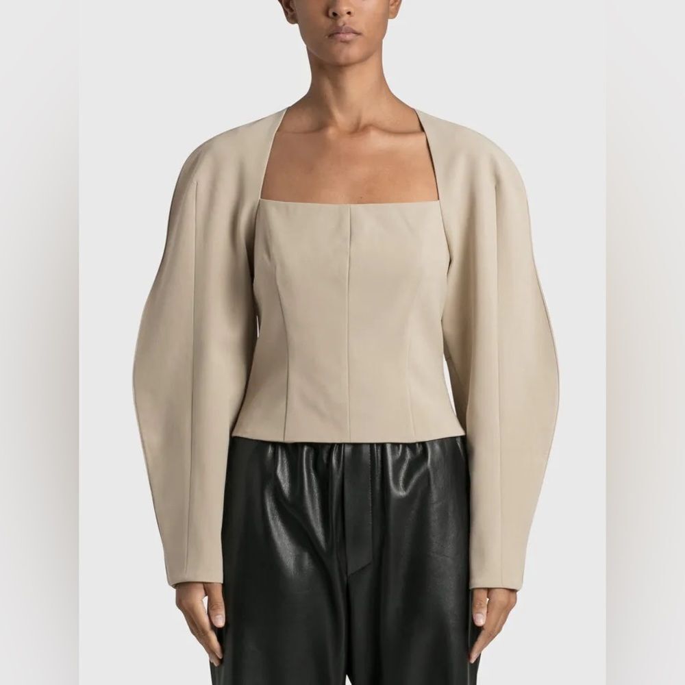 Nanushka harini recycled Cady top new no tags